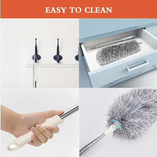 360° Extendable Microfiber Ceiling & Fan Duster