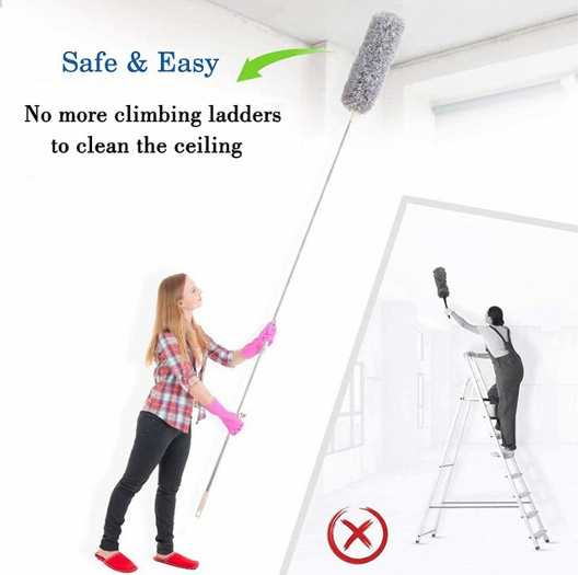 360° Extendable Microfiber Ceiling & Fan Duster